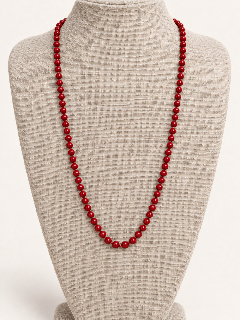 βοΈ Enamel Necklace | Vibrant Red Statement | Hooked π